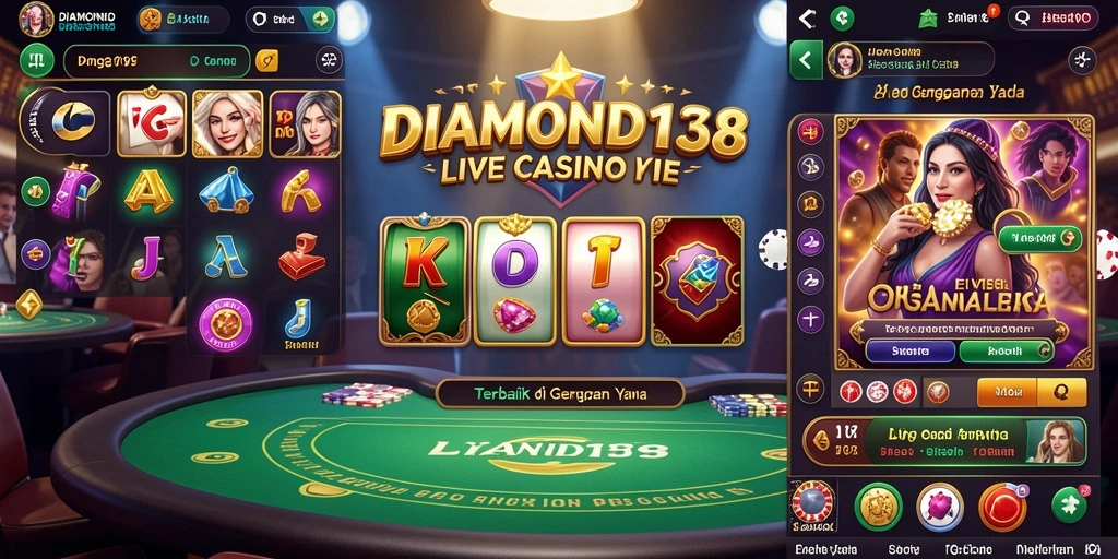 Tampilan gameplay Live Casino yang menarik dan interaktif.