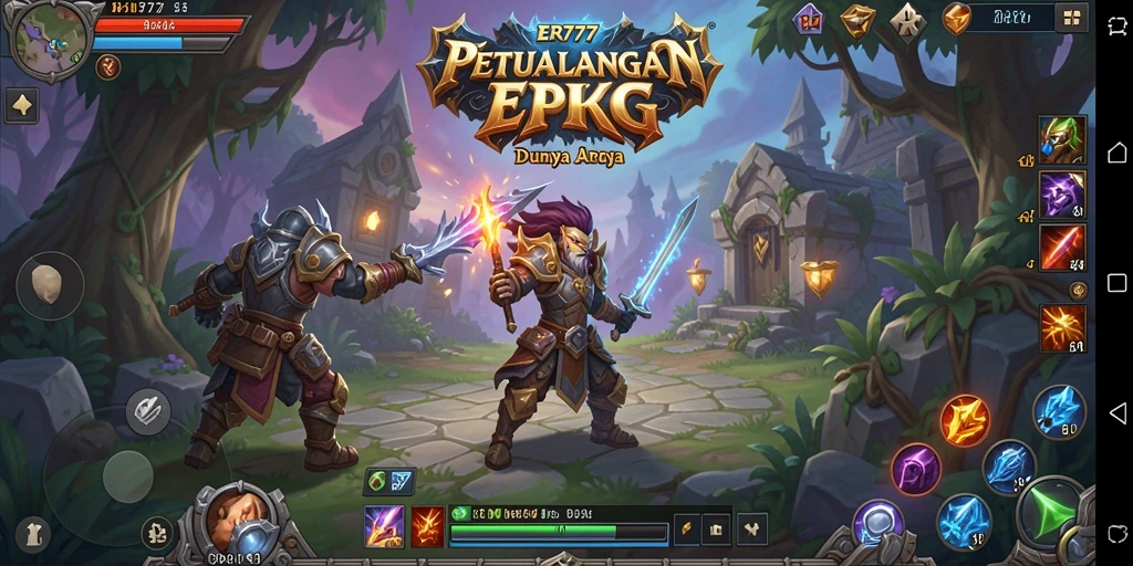 Tangkapan layar gameplay ARPG yang menarik dari ER777.