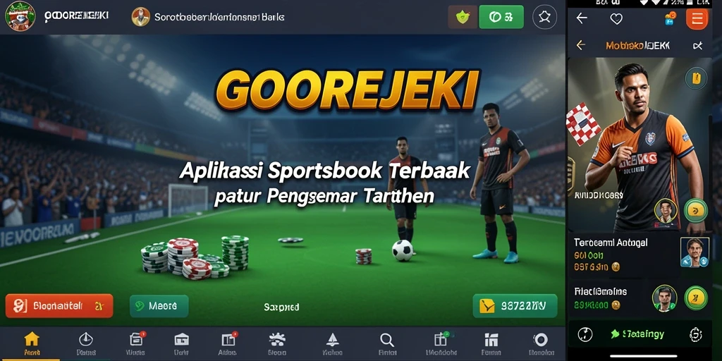 Screenshot GOGOREJEKI menampilkan antarmuka taruhan olahraga yang menarik.
