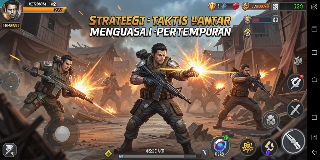 Screenshot gameplay KEREN77 yang menampilkan aksi strategi yang intens.