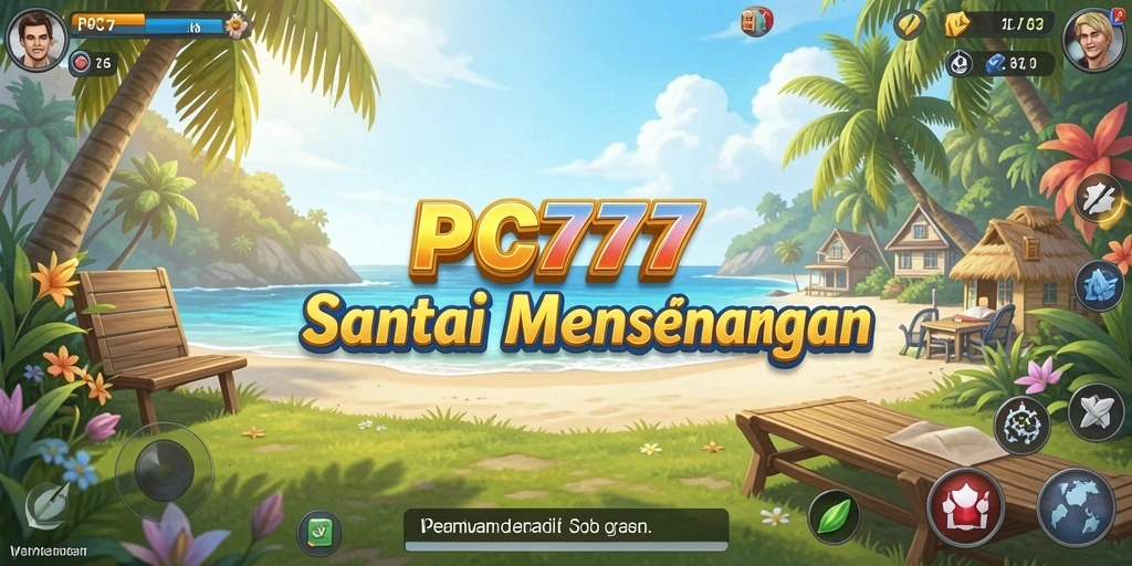 Tampilan gameplay menarik dari PC777 yang penuh warna.