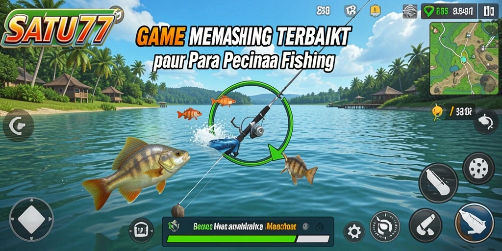 Tangkapan besar dalam permainan memancing SATU77 yang mendebarkan.