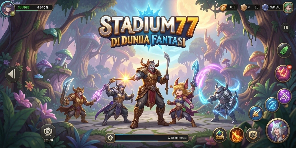 Tampilan gameplay <strong>STADIUM77</strong> yang seru dan penuh petualangan.