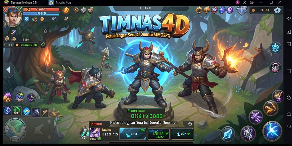 Tampilan gameplay menarik dari TIMNAS4D dengan aksi yang seru.